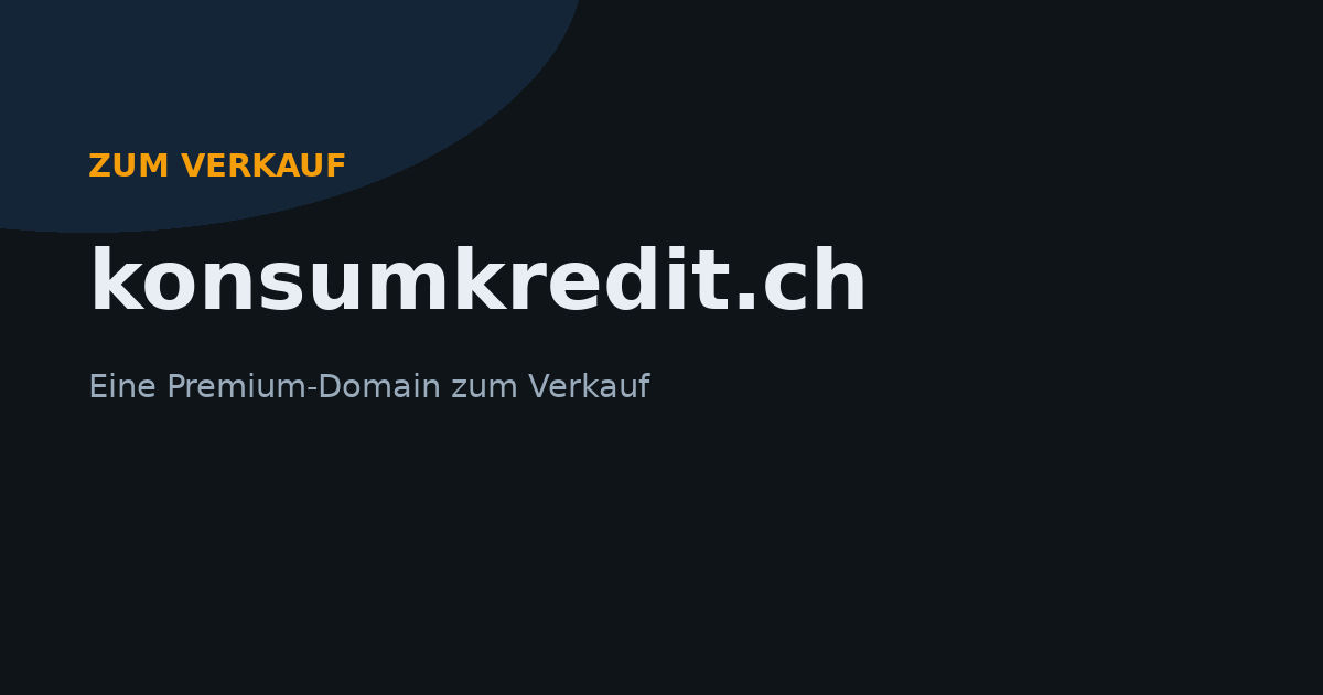 konsumkredit.ch